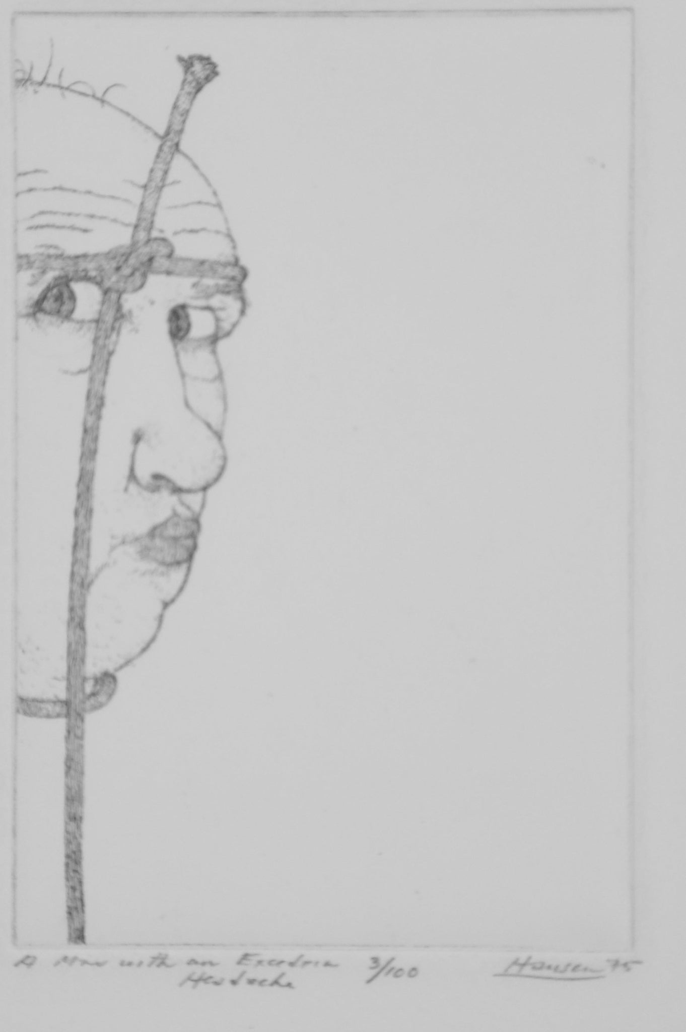A Man with an Excedrin Headache by Art Hansen - Davidson Galleries