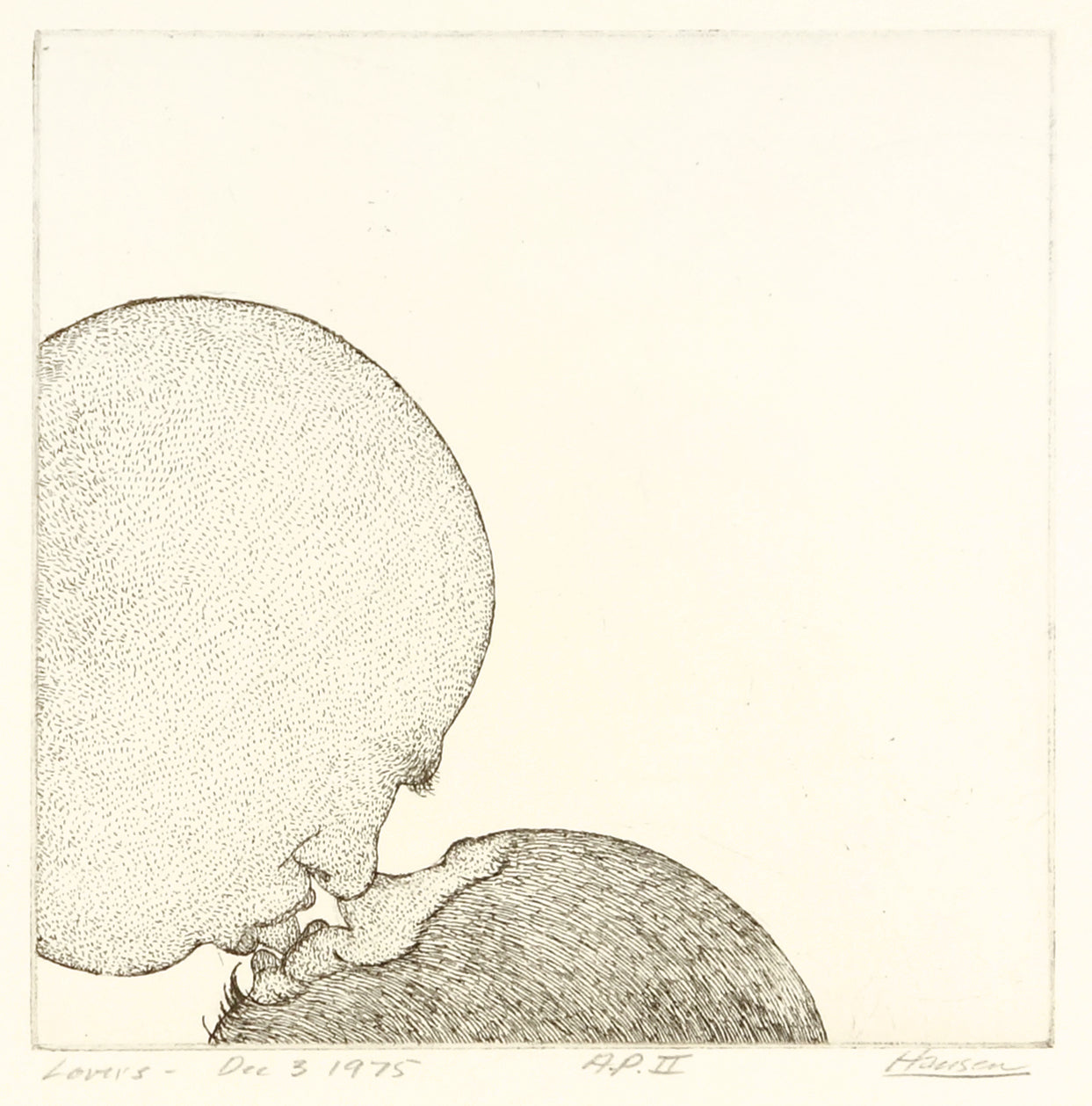 Lovers - December 3, 1975 by Art Hansen - Davidson Galleries