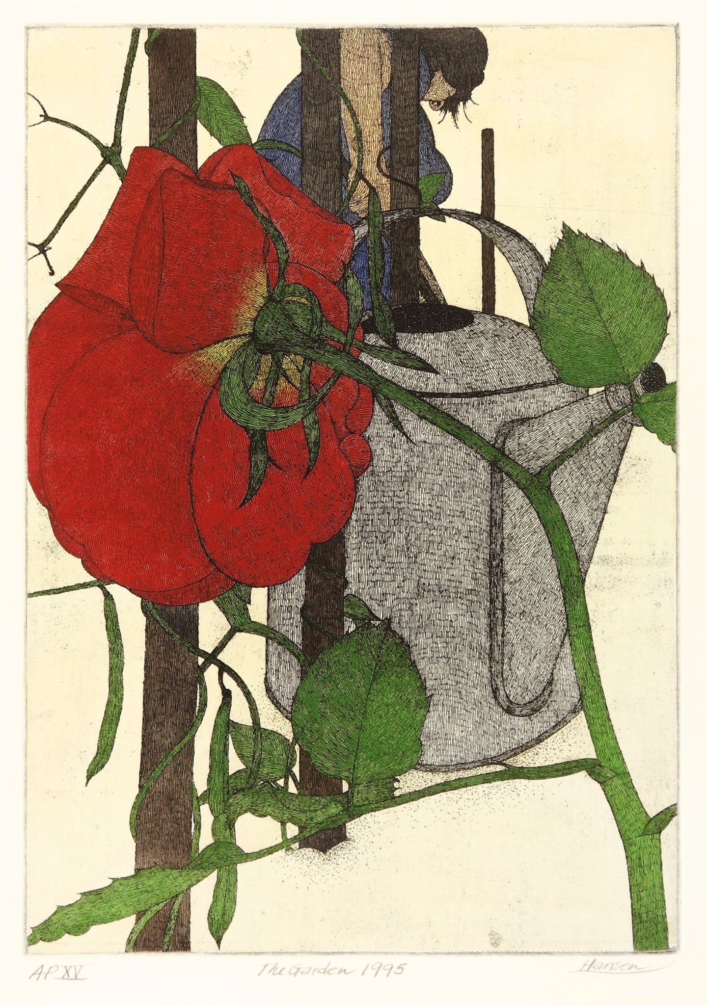 The Garden 1995 by Art Hansen - Davidson Galleries