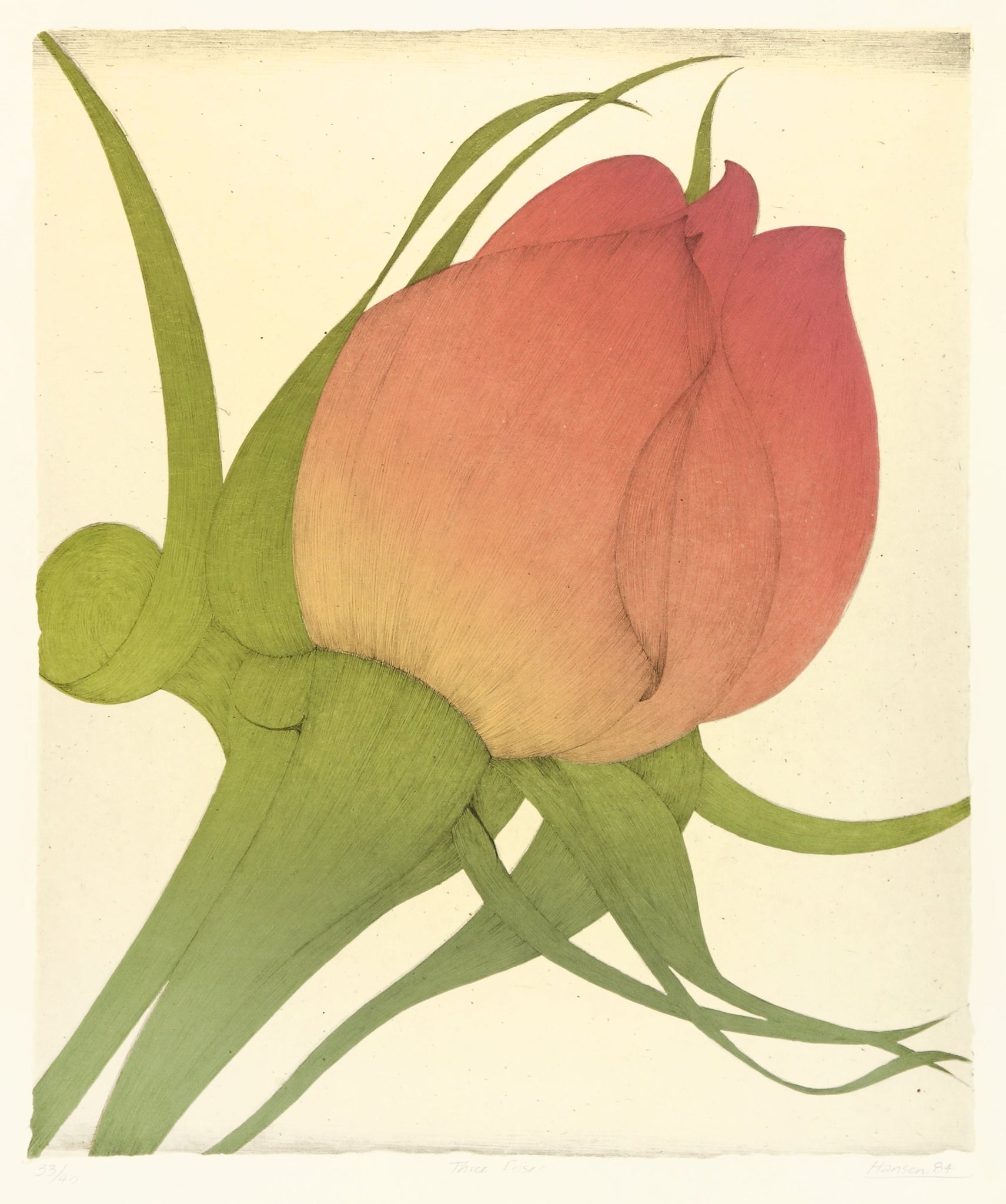 Three Roses by Art Hansen - Davidson Galleries