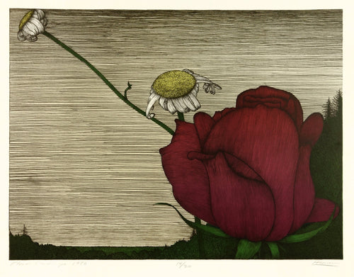 Flower Landscape 1980 by Art Hansen - Davidson Galleries