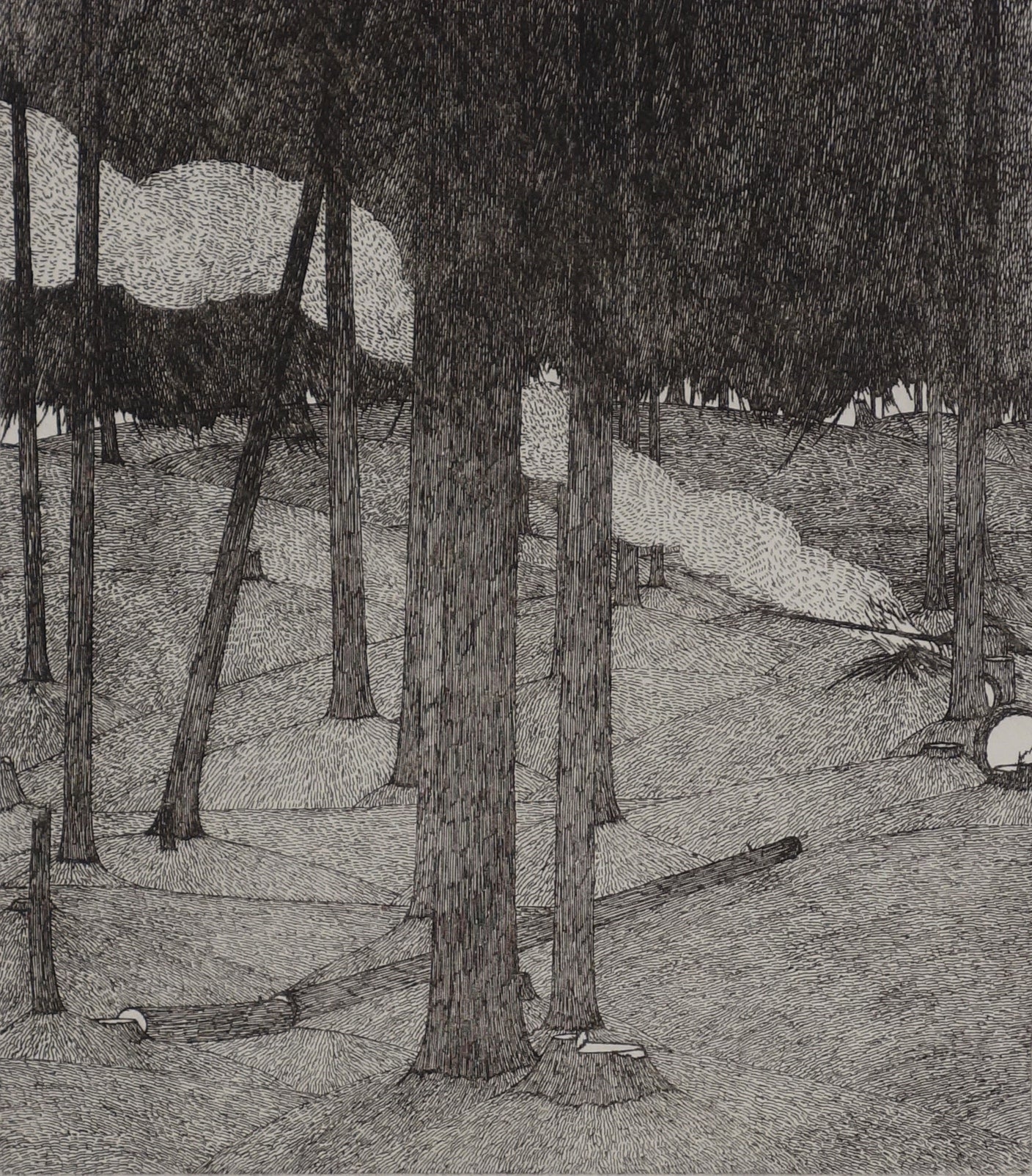 Forest 1975 by Art Hansen - Davidson Galleries