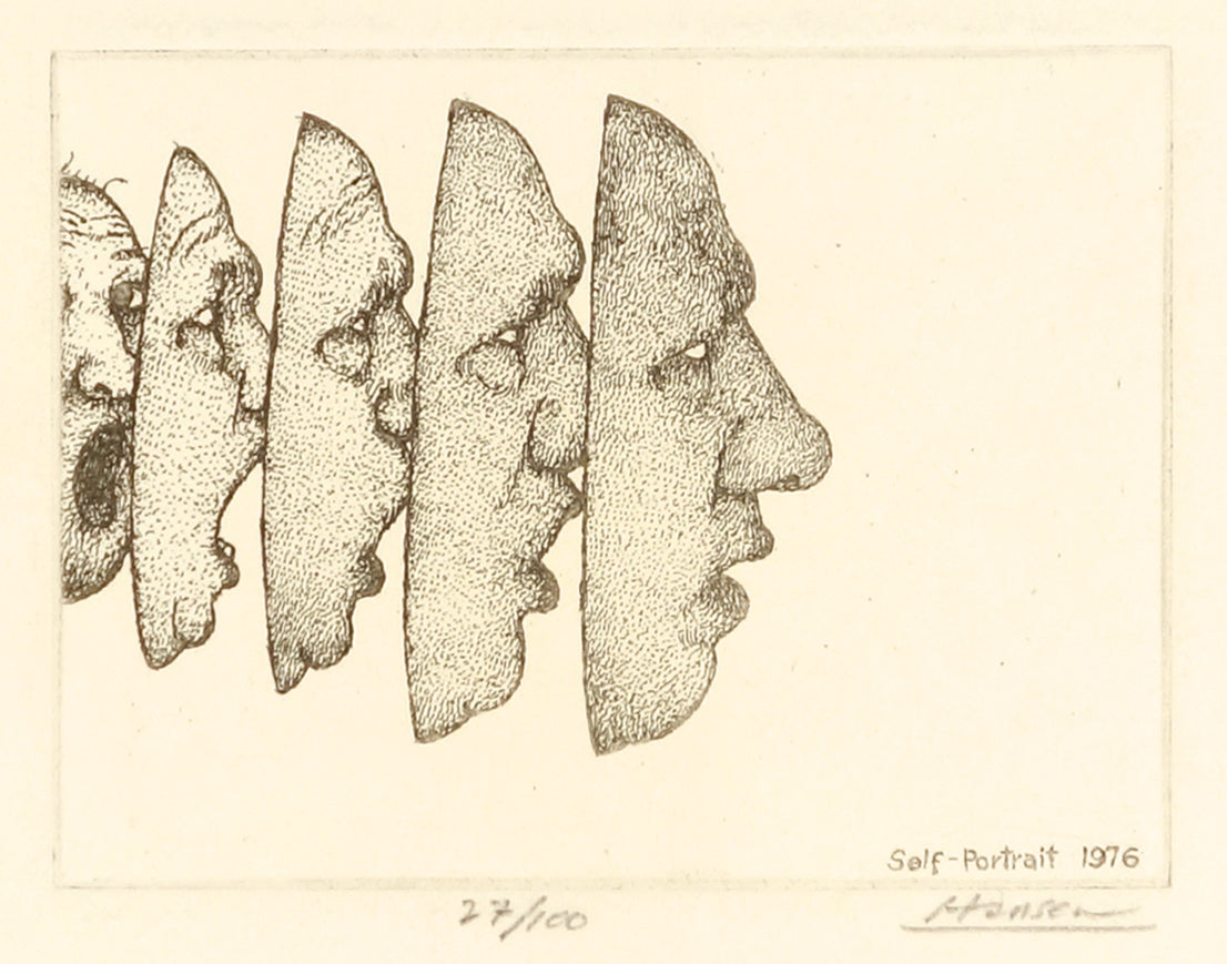 Self Portrait 1976 by Art Hansen - Davidson Galleries