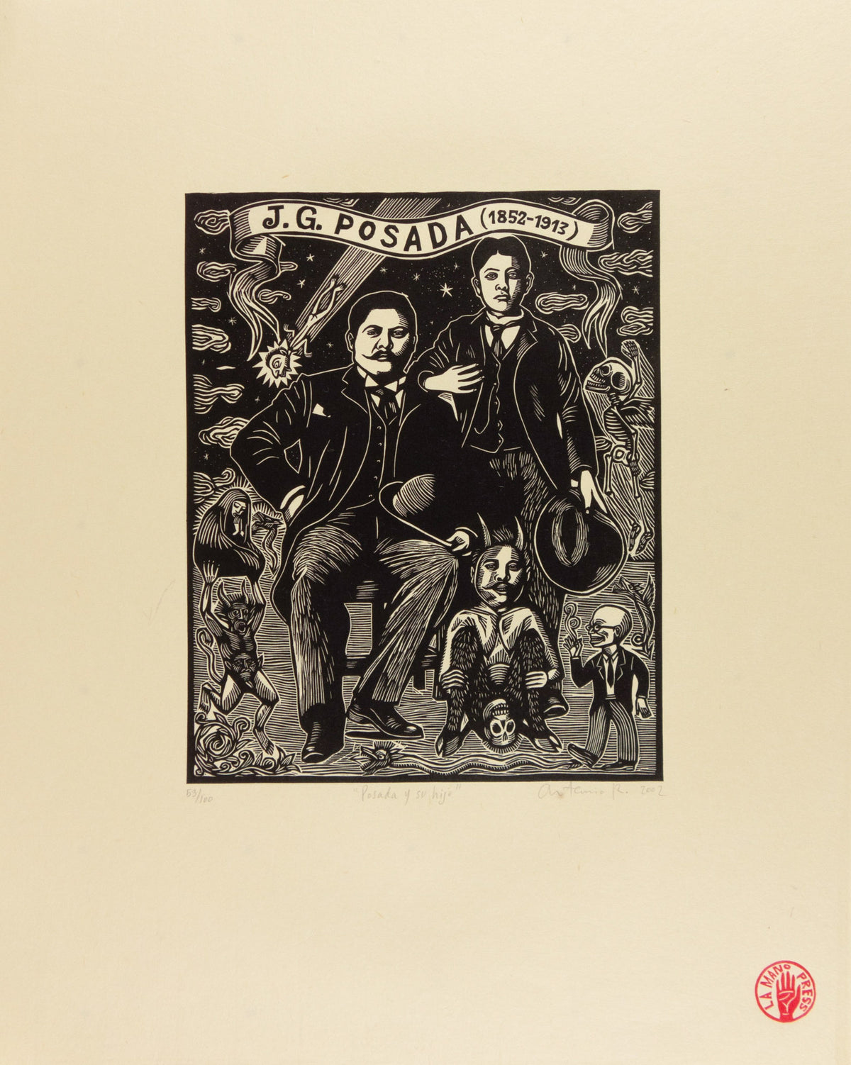 Posada y su Hijo (Posada and His Son) by Artemio Rodriguez - Davidson Galleries