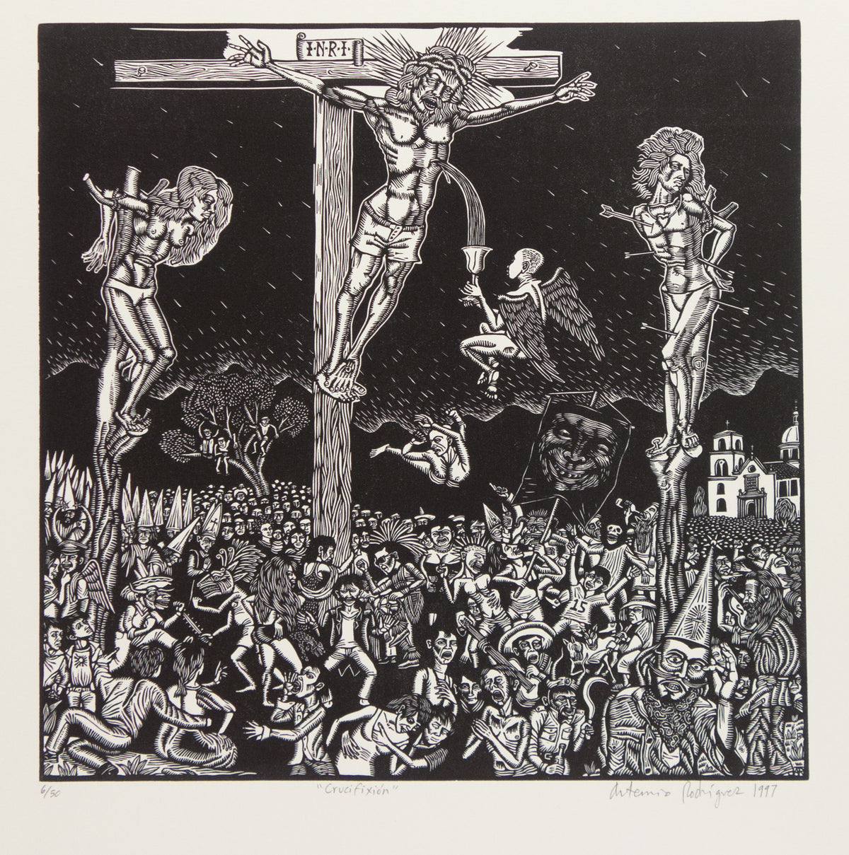 Crucifixion (Night) by Artemio Rodriguez - Davidson Galleries