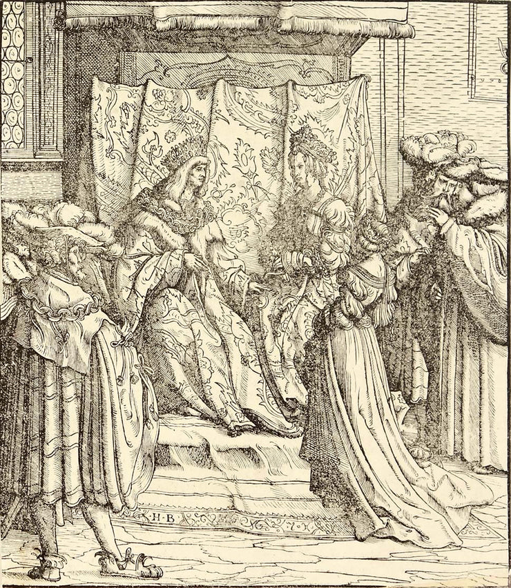 Royal Audience (Illustration for Der Weisskönig) by Hans Burgkmair - Davidson Galleries