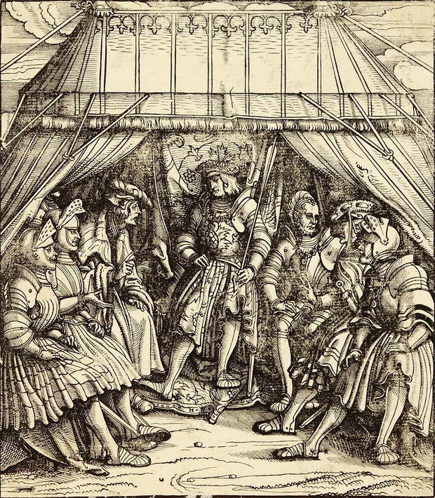 Unidentified Scene (Illustration for Der Weisskönig) by Hans Burgkmair - Davidson Galleries