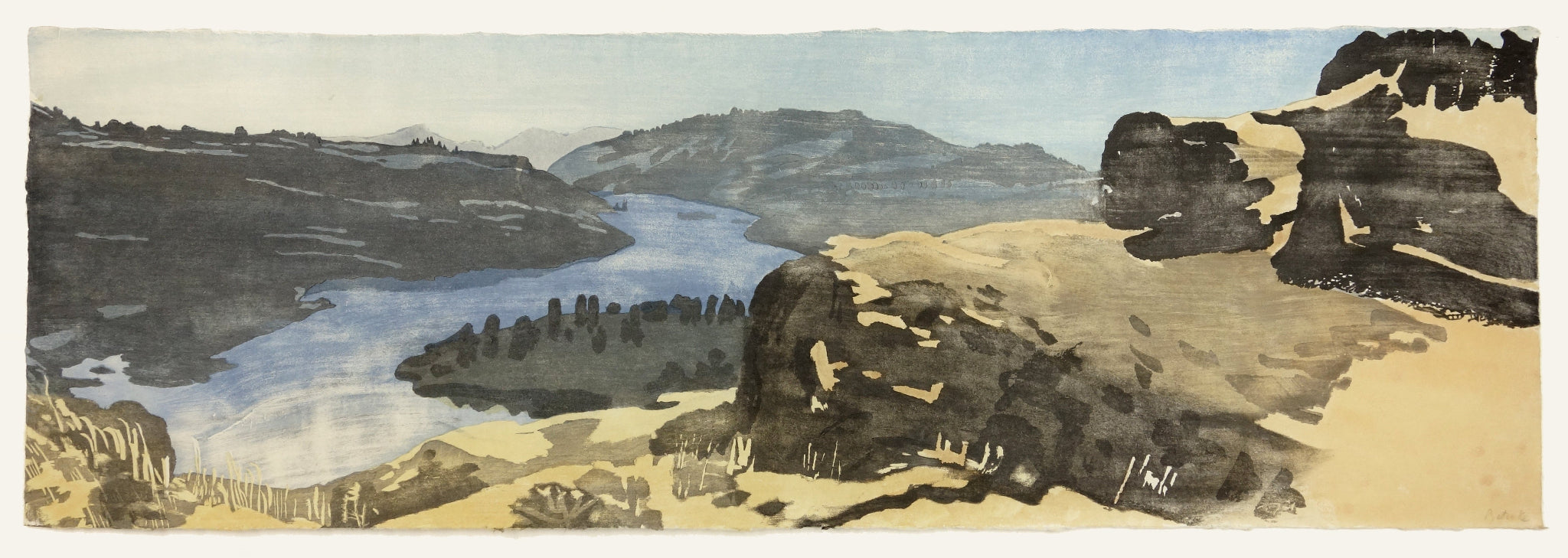Sunset at the Columbia River by Eva Pietzcker - Davidson Galleries