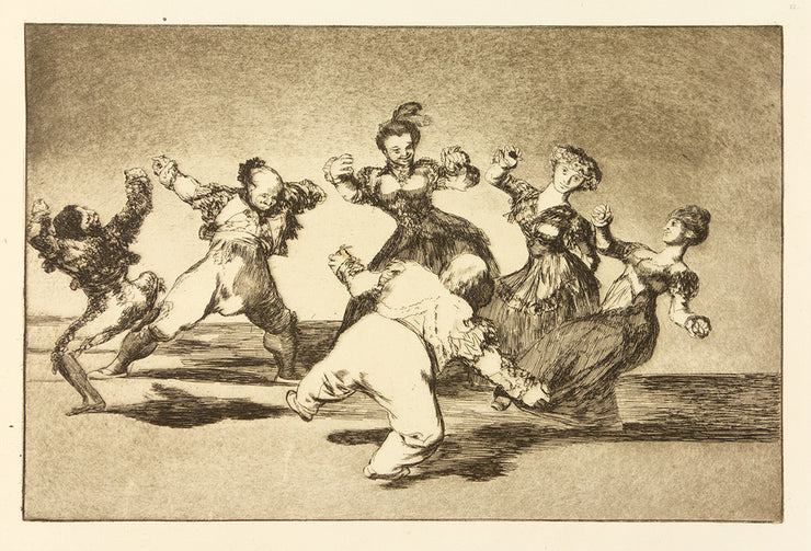 Si Marina Baylo, Tome Lo Que Hallo (If Marion Will Dance, Then She Has To Take The Consequences) by Francisco Goya - Davidson Galleries