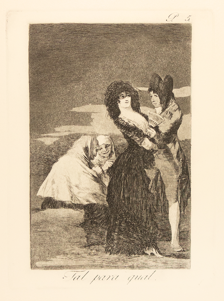 Tal para qual (Two of a Kind) by Francisco Goya - Davidson Galleries