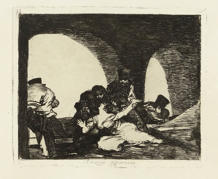 Amarga Presencia (Bitter to be Present) by Francisco Goya - Davidson Galleries