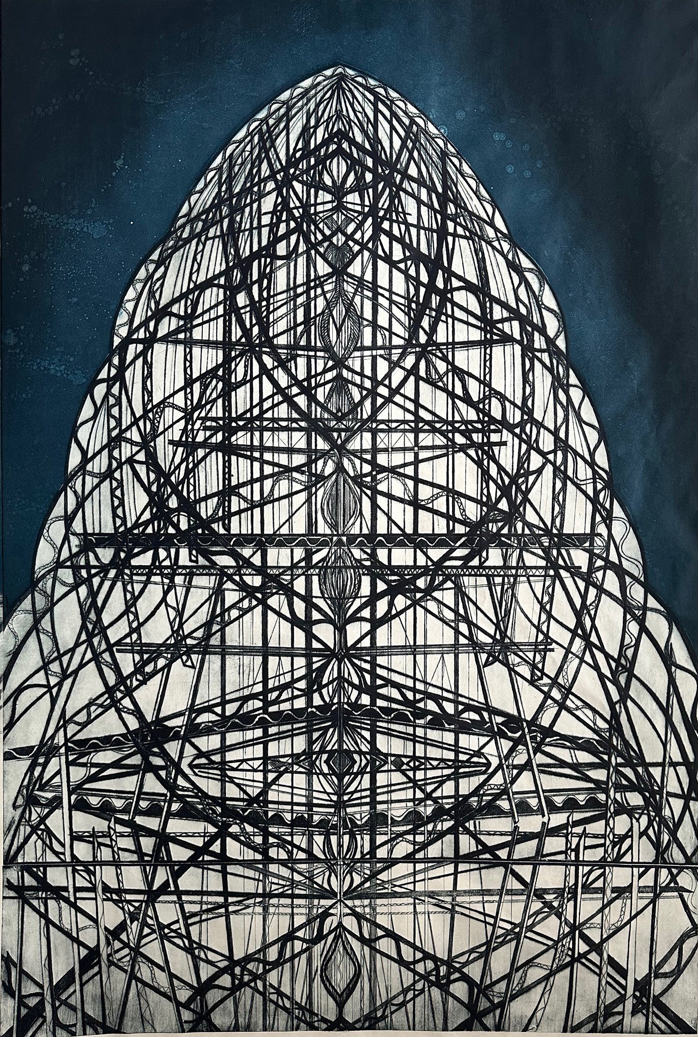 Hidden Lines, Fragile Frameworks (Series) by Jenny Robinson - Davidson Galleries