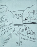 Train, Mill by Lockwood Dennis - Davidson Galleries