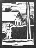 House Behind a Hedge by Lockwood Dennis - Davidson Galleries