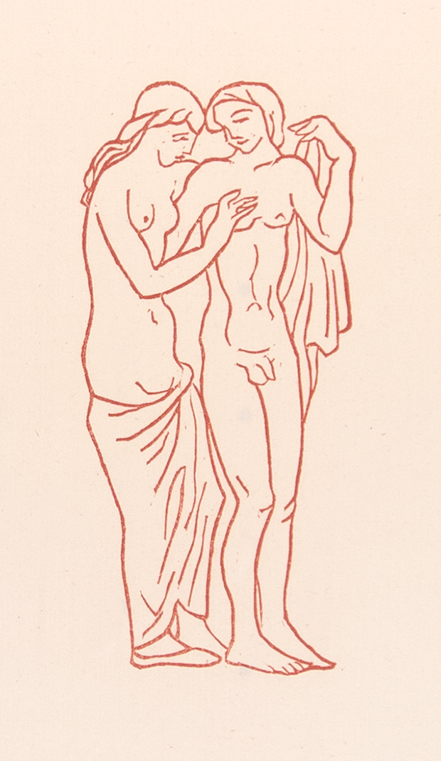 Daphnis and Chloe, Title Page by Aristide Maillol - Davidson Galleries