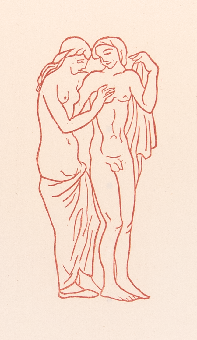 Daphnis and Chloe, Title Page by Aristide Maillol - Davidson Galleries