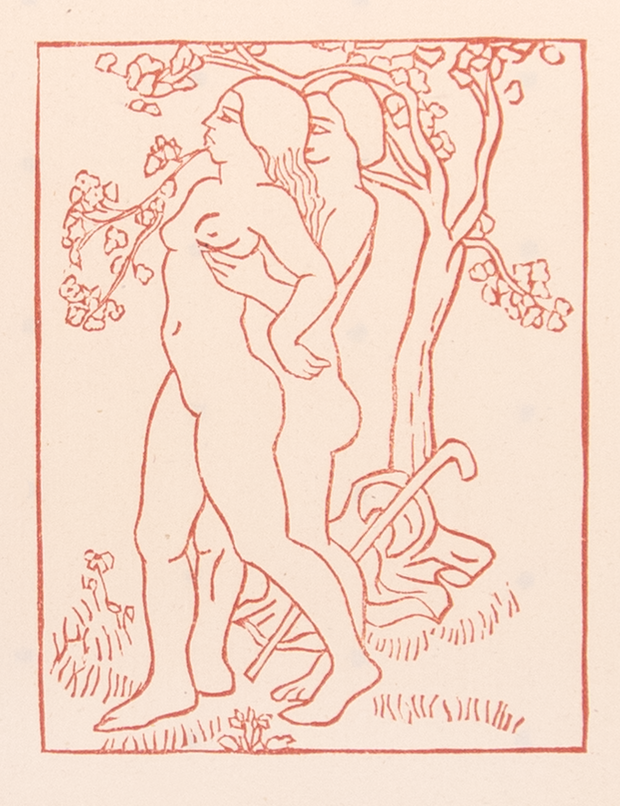 Daphnis Lifts Chloe Up by Aristide Maillol - Davidson Galleries