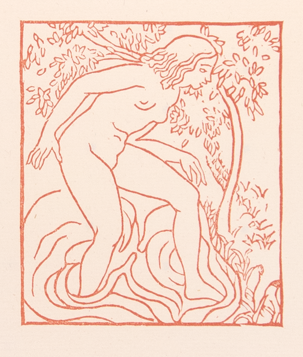 Chloe Washing Her Naked Limbs by Aristide Maillol - Davidson Galleries