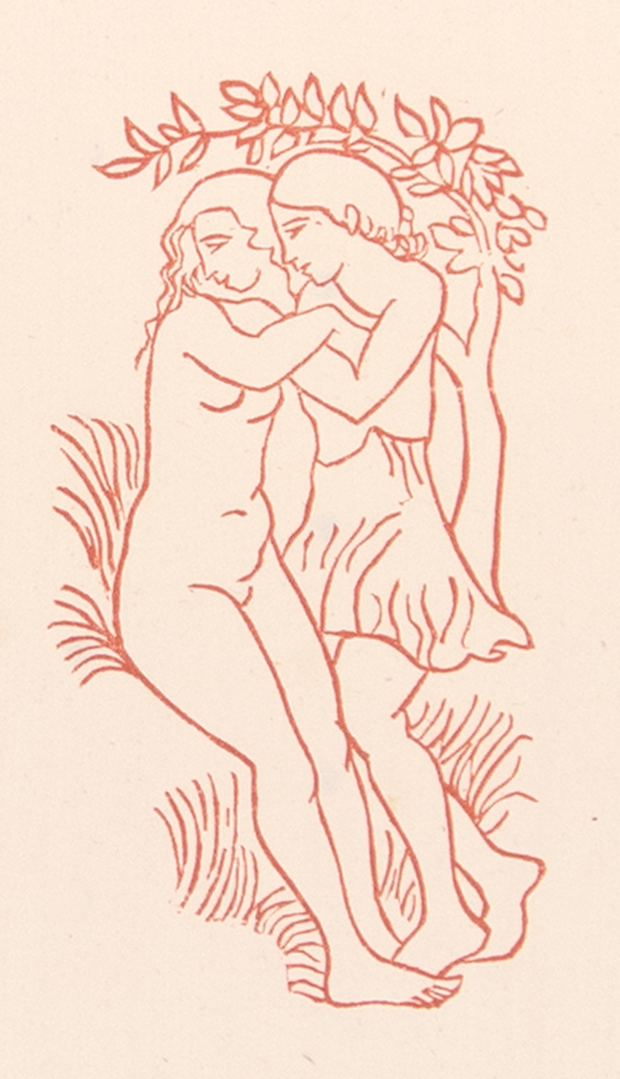 Daphnis and Chloe, Title Page by Aristide Maillol - Davidson Galleries