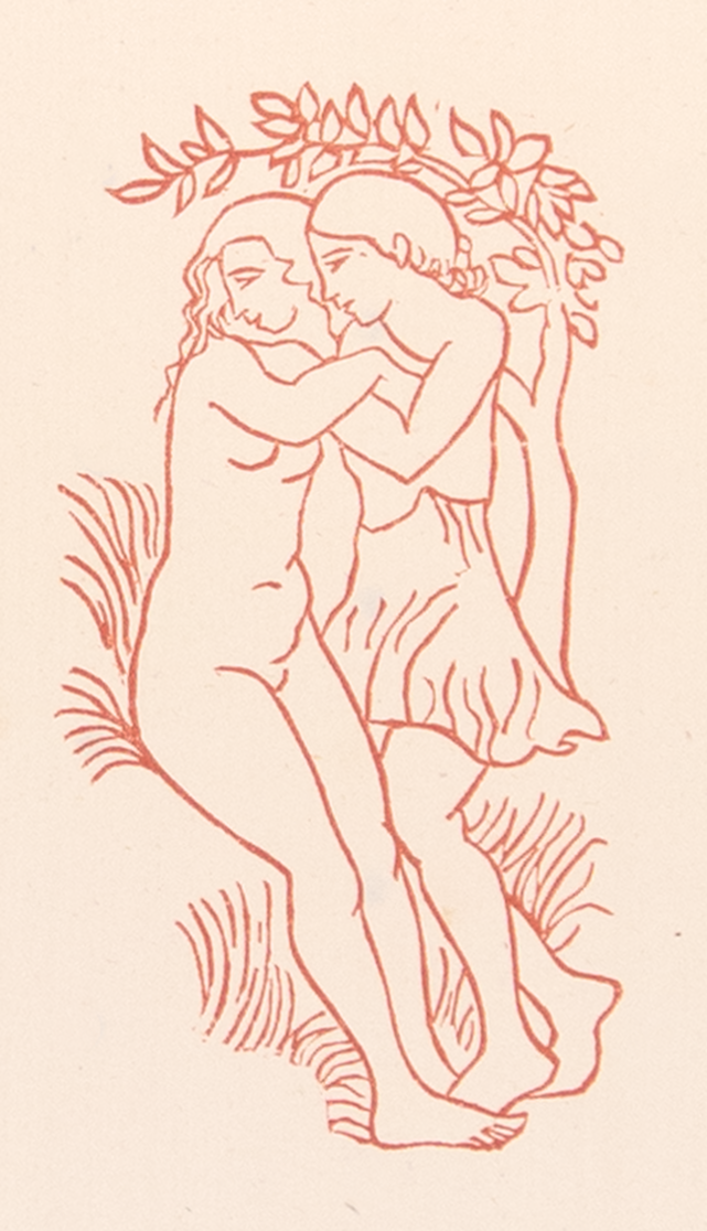 Daphnis and Chloe, Title Page by Aristide Maillol - Davidson Galleries