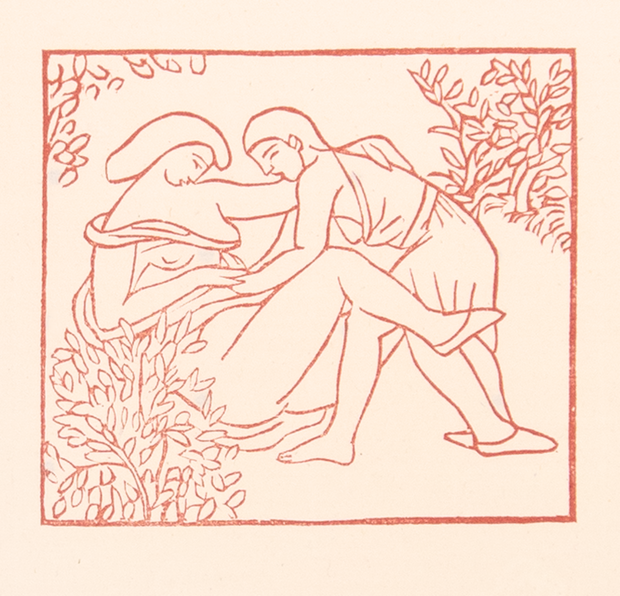 Lycaenium Teaches Daphnis the Secrets of Love by Aristide Maillol - Davidson Galleries