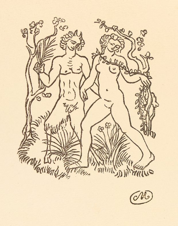 Satyr and Maiden by Aristide Maillol - Davidson Galleries