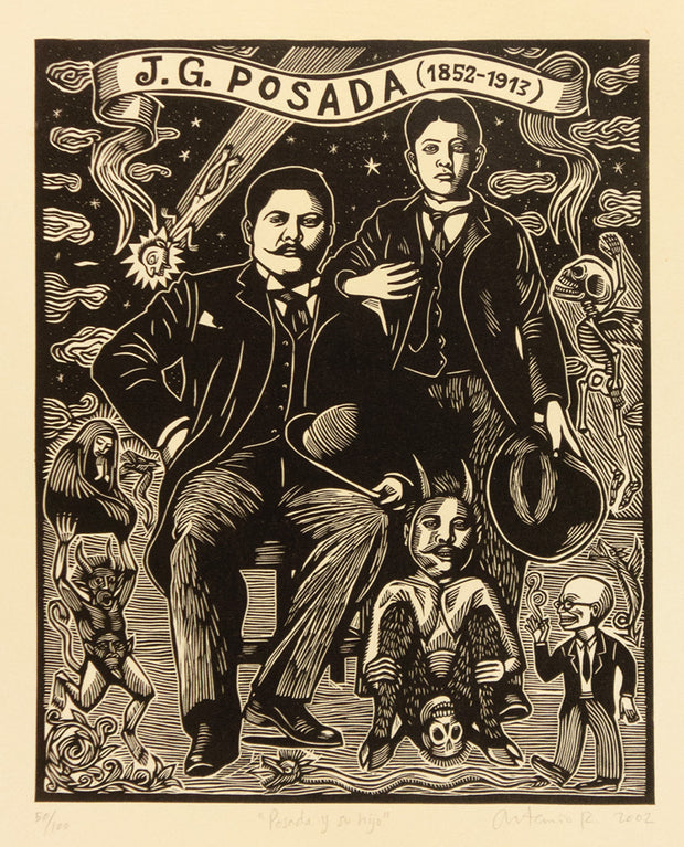 Posada y su Hijo (Posada and His Son) by Artemio Rodriguez - Davidson Galleries