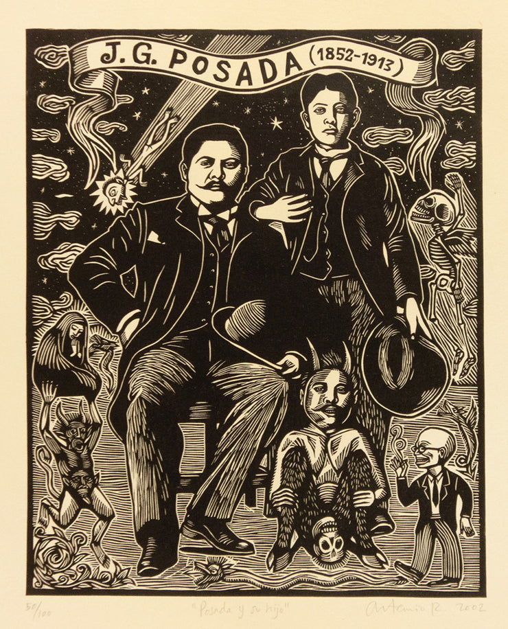 Posada y su Hijo (Posada and His Son) by Artemio Rodriguez - Davidson Galleries