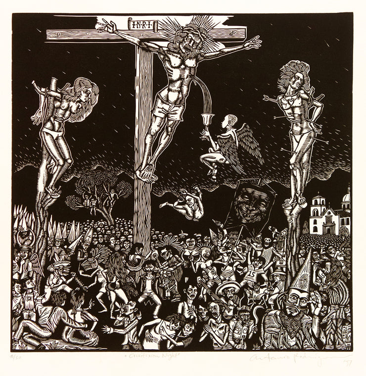 Crucifixion (Night) by Artemio Rodriguez - Davidson Galleries