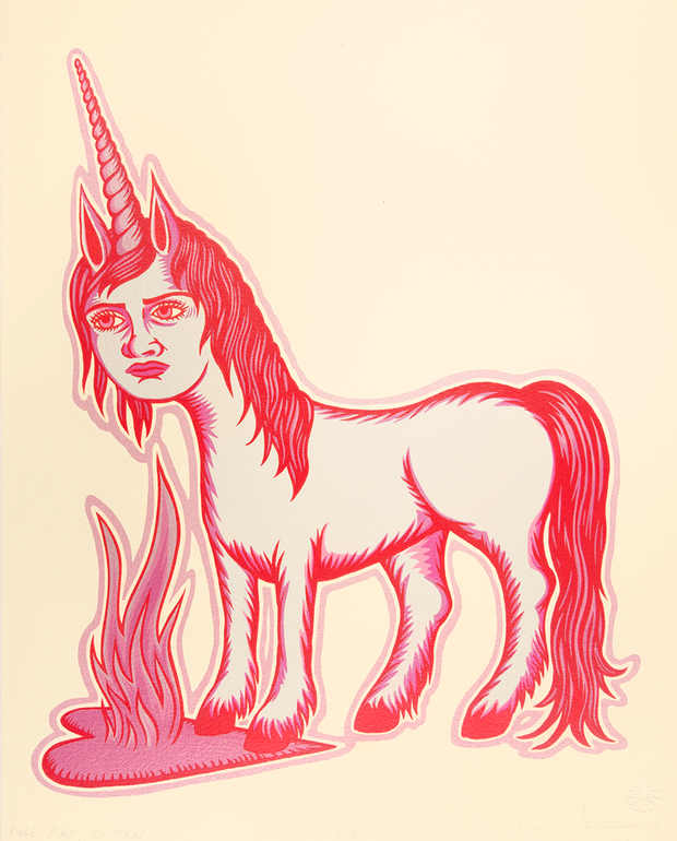 Fire, Fire, Unicorn (!!!) by Jenny Schmid - Davidson Galleries