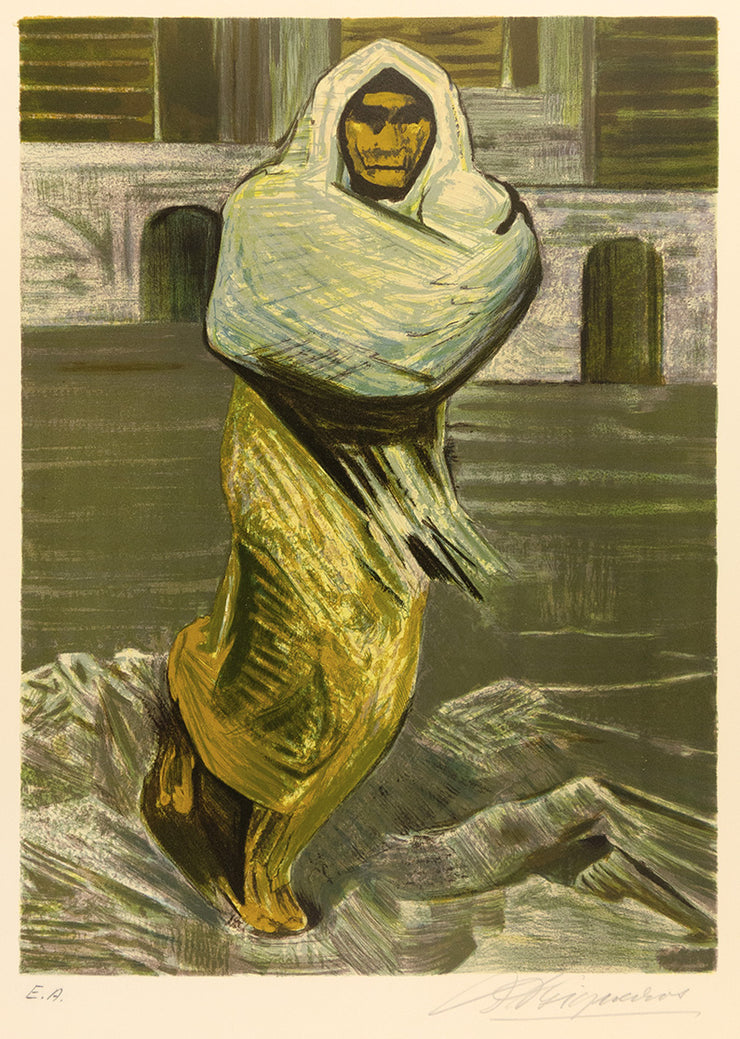 Mujer en la Carcel (Woman in Jail) by David Alfaro Siqueiros - Davidson Galleries