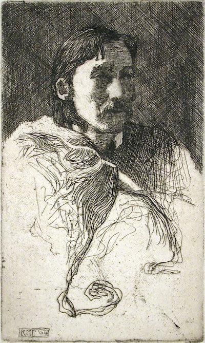 Untitled (Probably a Portrait of Robert Louis Stevenson) by Ralph M. Pearson - Davidson Galleries