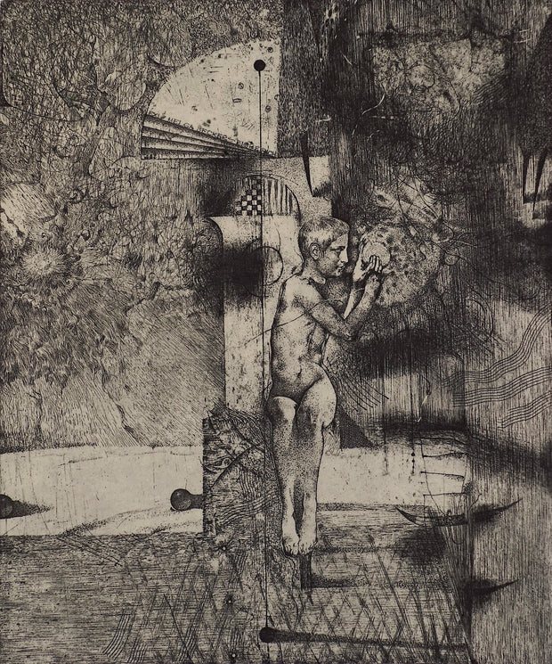 Boy (Ex Libris) by Ivan Rusachek - Davidson Galleries