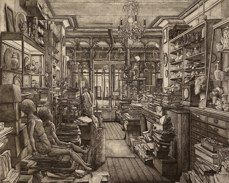 Le Magasin De Robert Capia by Erik Desmazières - Davidson Galleries