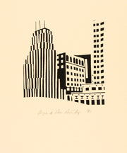 Seattle Skyline Portfolio (Suite of 5 serigraphs) by Patrick Anderson - Davidson Galleries