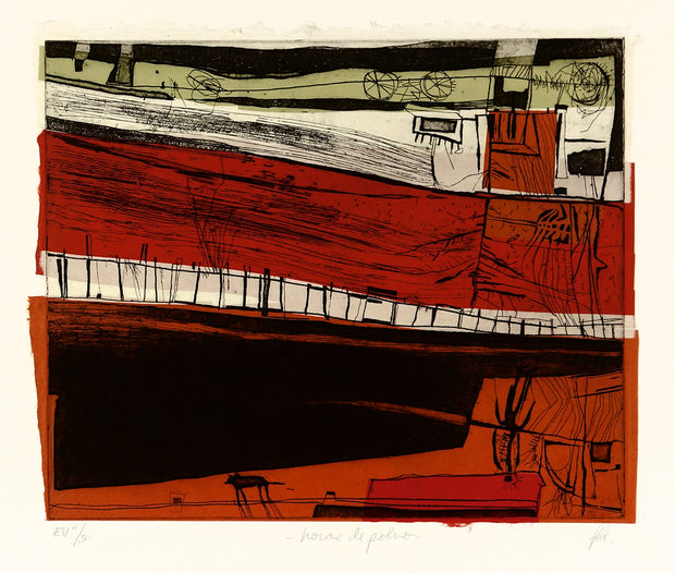 Horas de Polvo (orange) by Paula Barragán - Davidson Galleries