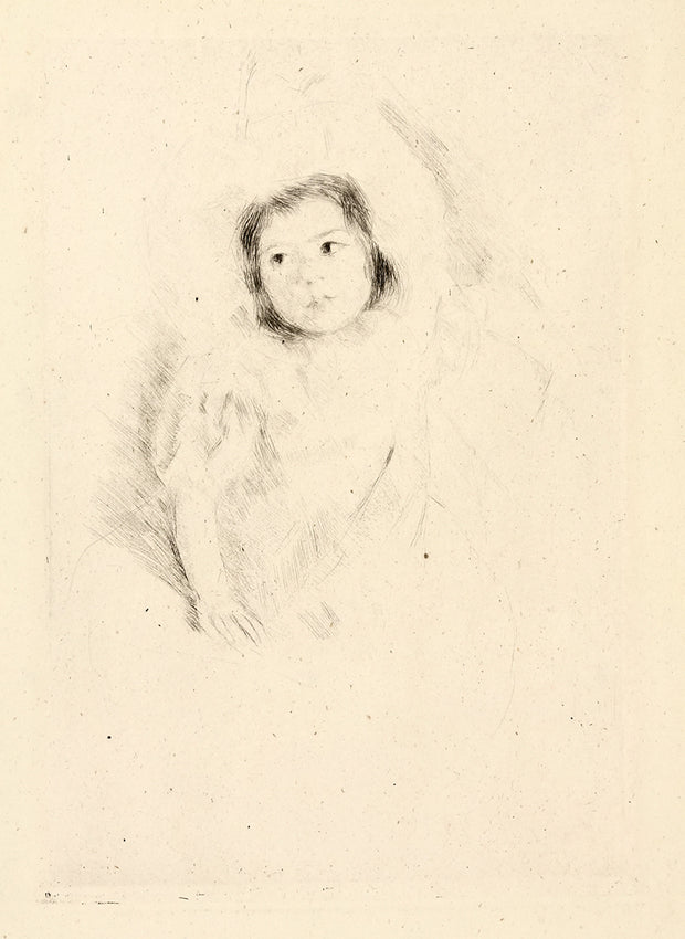 Margot wearing Bonnet No. 1 by Mary Cassatt - Davidson Galleries