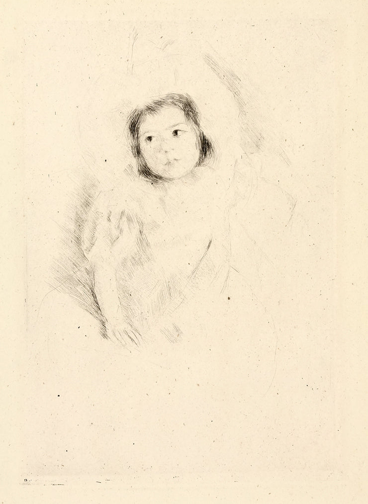 Margot wearing Bonnet No. 1 by Mary Cassatt - Davidson Galleries