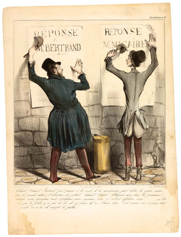 Chaud! Chaud! Bertraud... by Honoré Daumier - Davidson Galleries