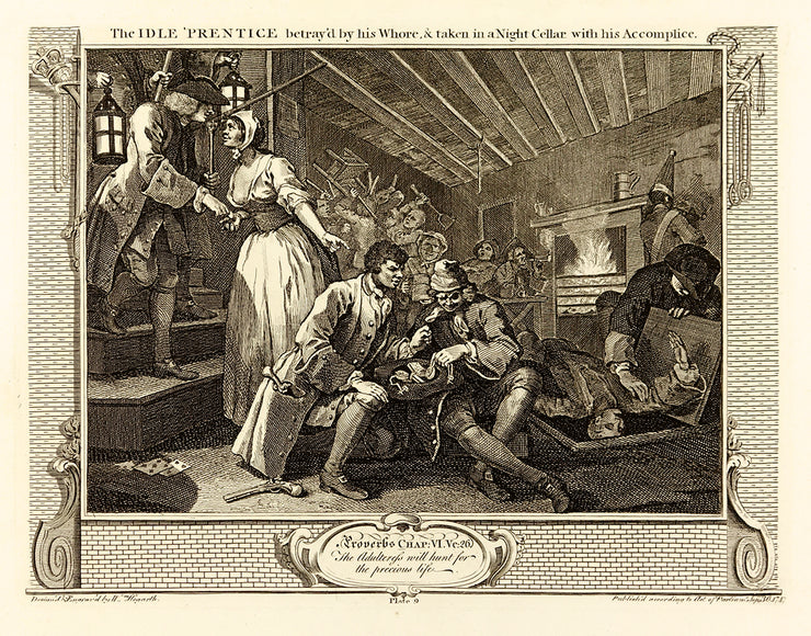 Industry and Idleness (Suite of 12 engravings) by William Hogarth - Davidson Galleries