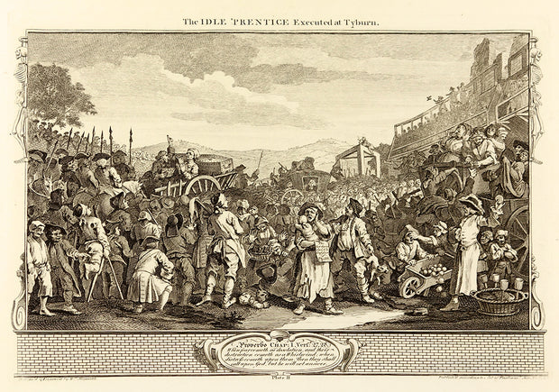 Industry and Idleness (Suite of 12 engravings) by William Hogarth - Davidson Galleries