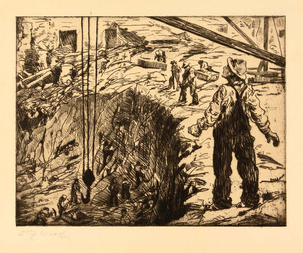 Excavation by Samuel Johnson (S.J.) Woolf - Davidson Galleries