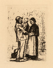 Begrüssung (The Greeting) by Käthe Kollwitz - Davidson Galleries