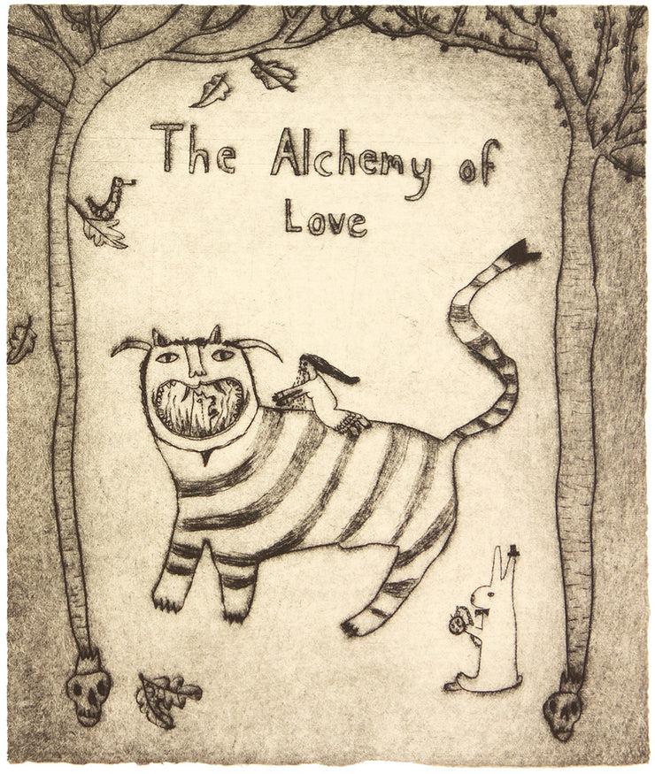 The Alchemy of Love Artist Book (Portfolio of 25 Drypoints) by Michèle Landsaat - Davidson Galleries