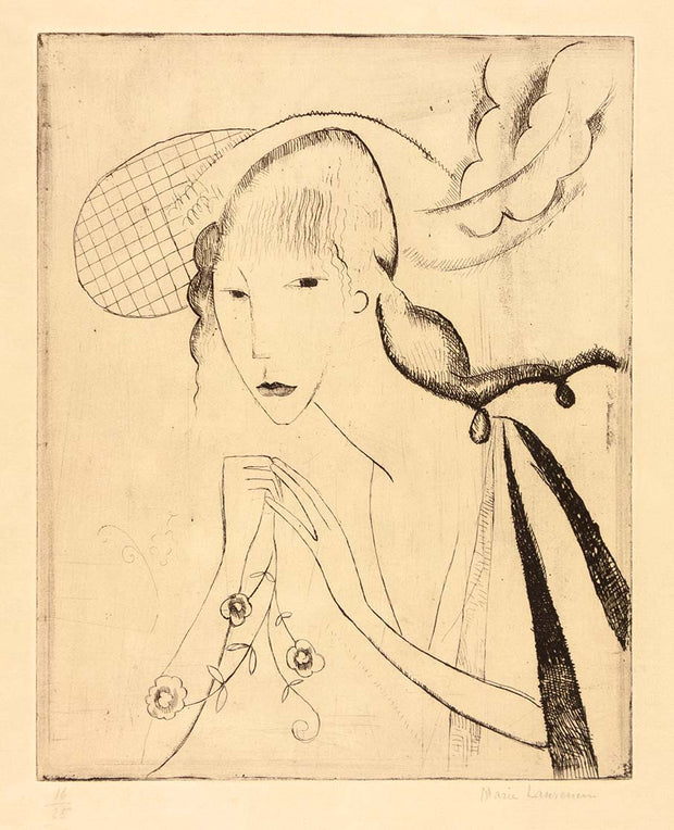 La Belle Écossaise (The Beautiful Scottish Girl) by Marie Laurencin - Davidson Galleries