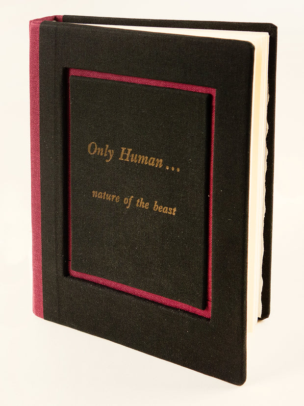 Only Human (Bound book of 17 mezzotints) by Carrie Lingscheit - Davidson Galleries