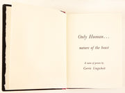 Only Human (Bound book of 17 mezzotints) by Carrie Lingscheit - Davidson Galleries