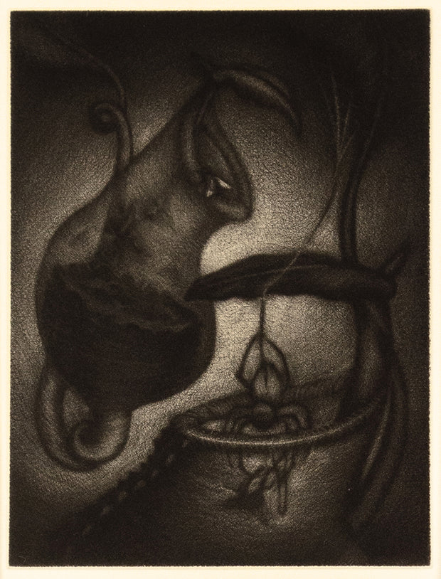 Only Human (Bound book of 17 mezzotints) by Carrie Lingscheit - Davidson Galleries