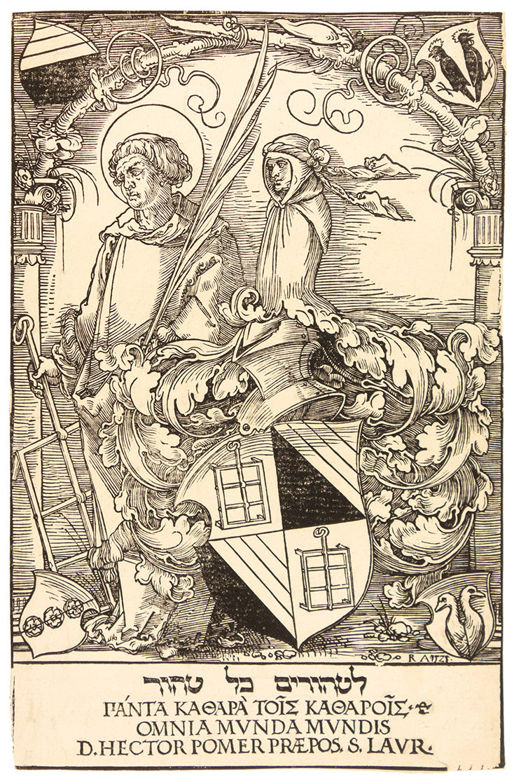 Coat of Arms of Hector Pomer by Hans Sebald Beham - Davidson Galleries