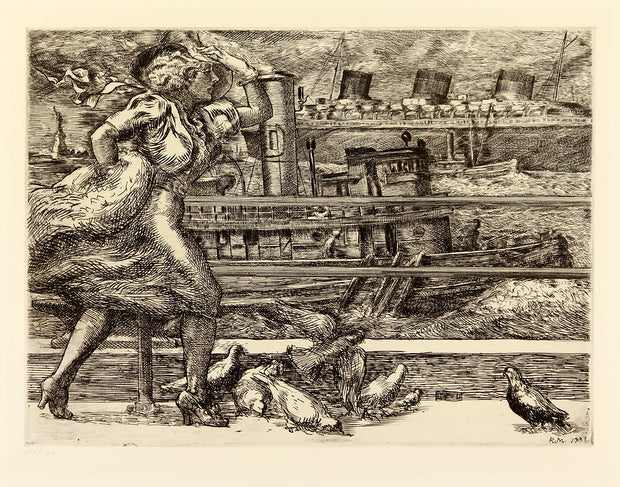 Battery (Belles) by Reginald Marsh - Davidson Galleries